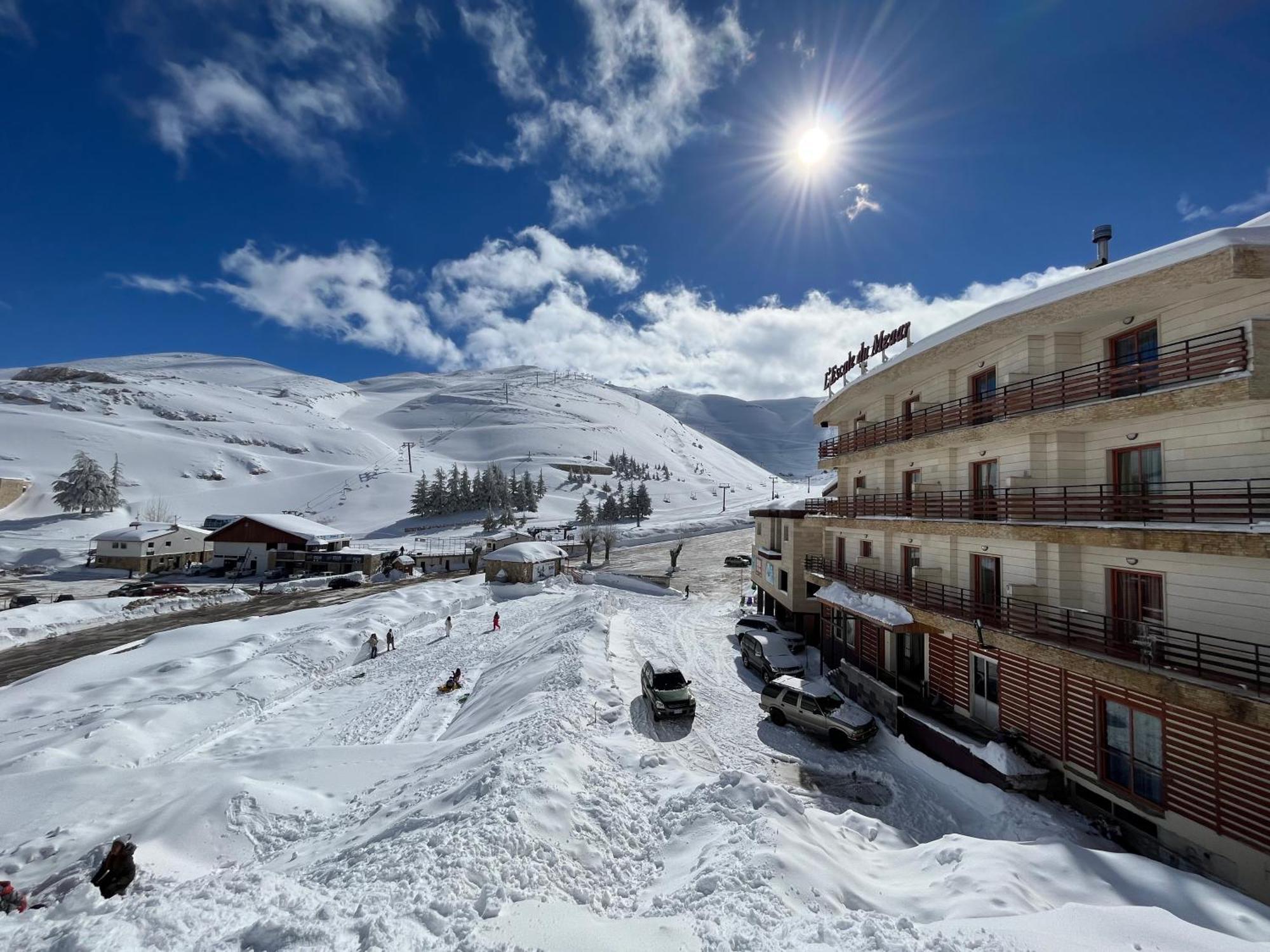 L'Escale Du Mzaar Apartment Faraya Exterior photo